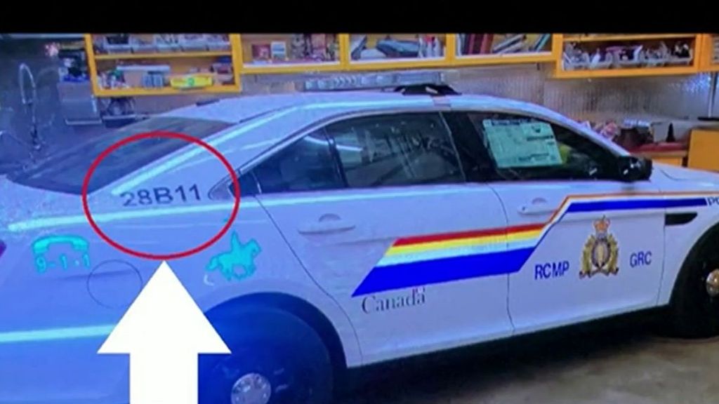 El falso coche de policía que usó Gabriel Wortman en el ataque de 2020