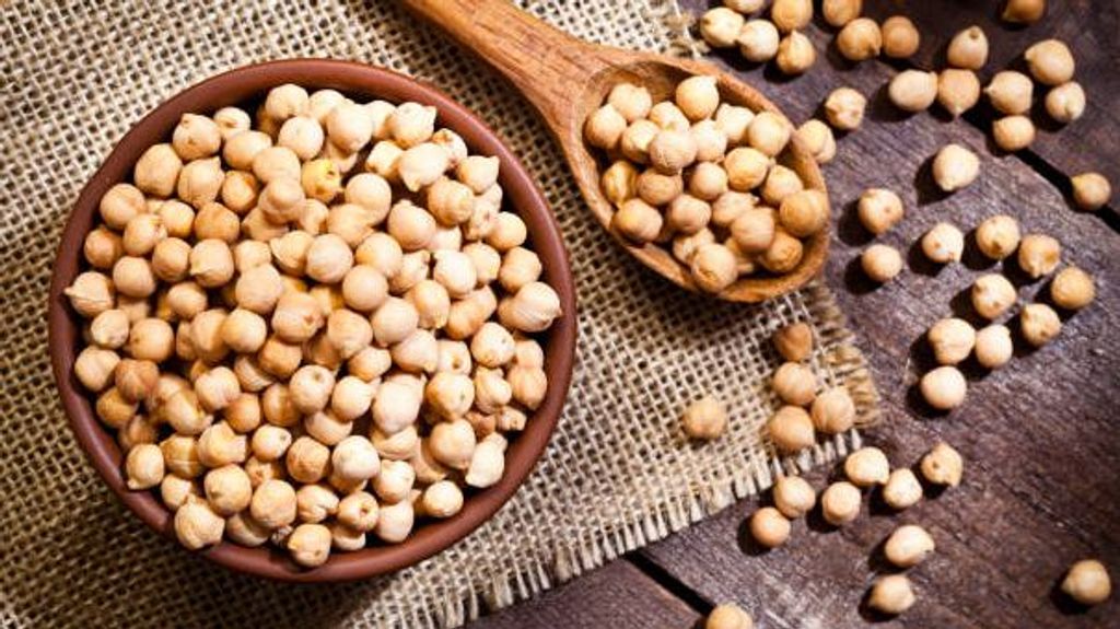 Garbanzos cocidos.