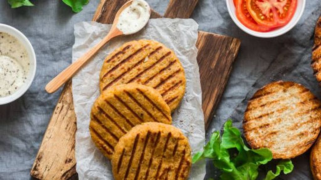 Hamburguesa vegetariana,