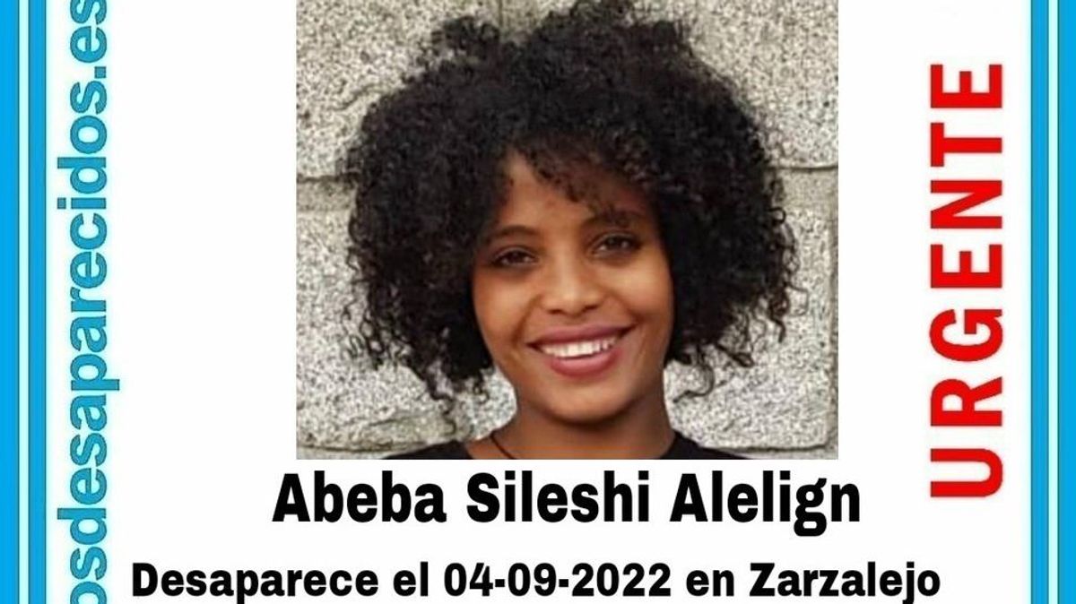 Abeba Sileshi Alelign, una joven de 24 años desaparecida en Zarzalejo, Madrid