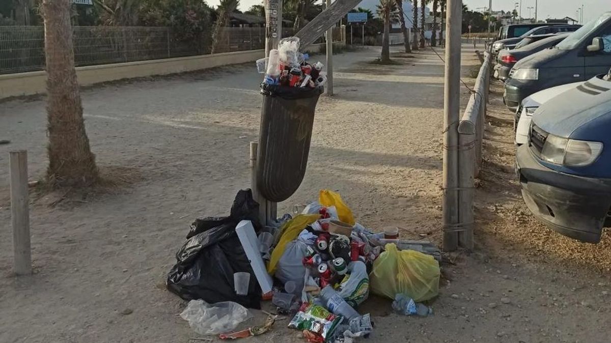 Basura en El Palmar Basura en El Palmar