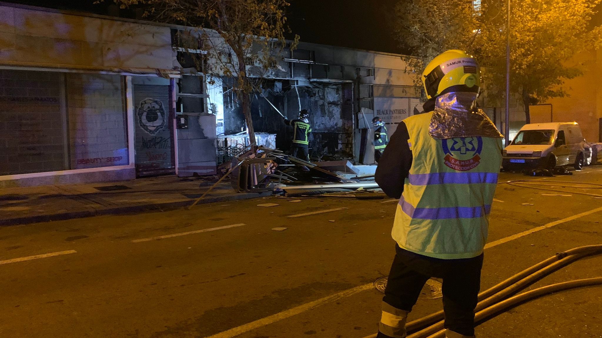 Explosión con dos heridos graves en un bar de Carabanchel por una fuga de gas (Septiembre 2022)
