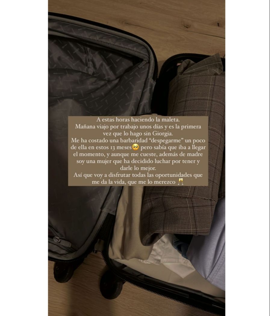 ivana icardi viaje sin giorgia