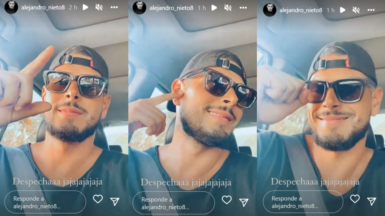 La reacción de Alejandro Nieto a las declaraciones de su exnovia