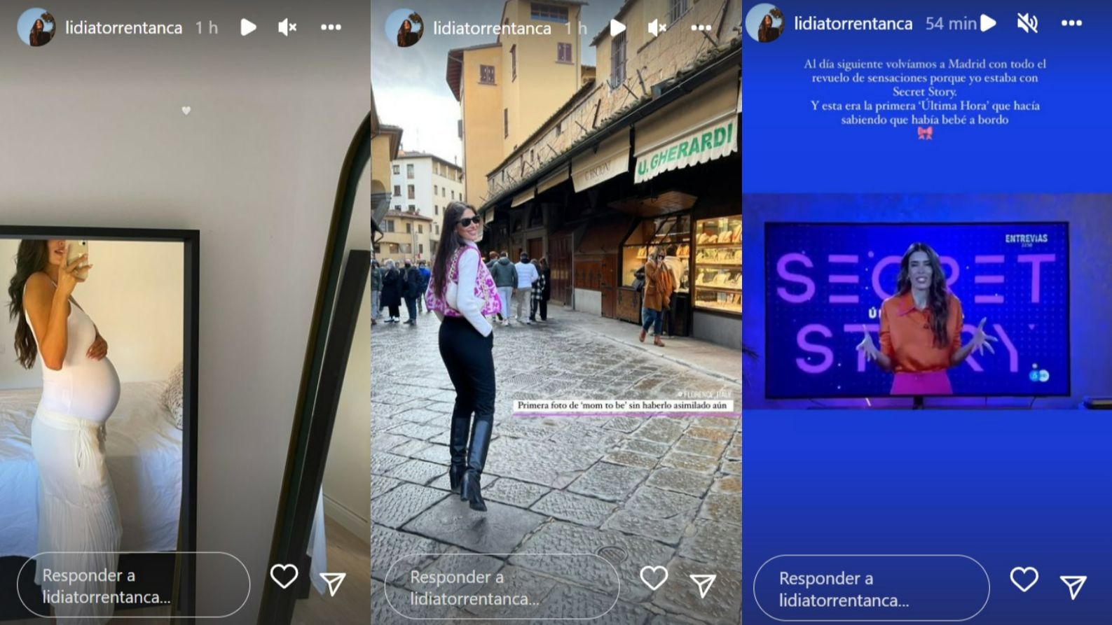 Lidia Torrent cuenta cómo supo que iba a convertirse en mamá