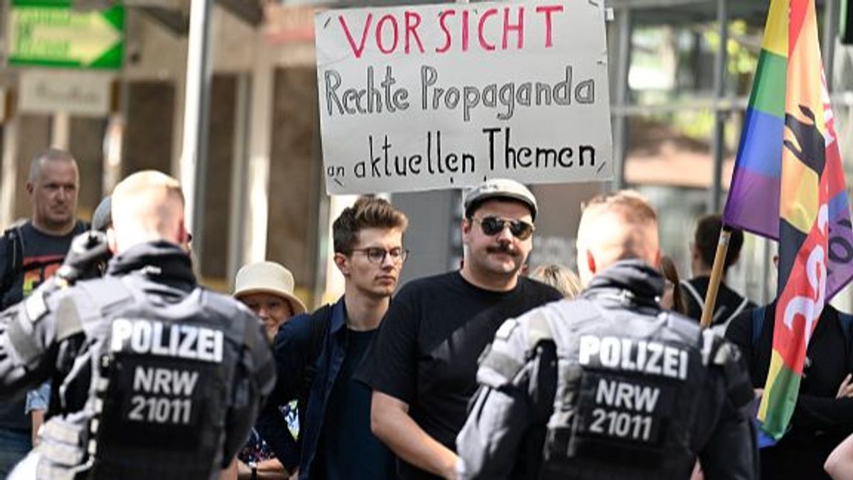 Marcha prorrusa en Colonia, Alemania