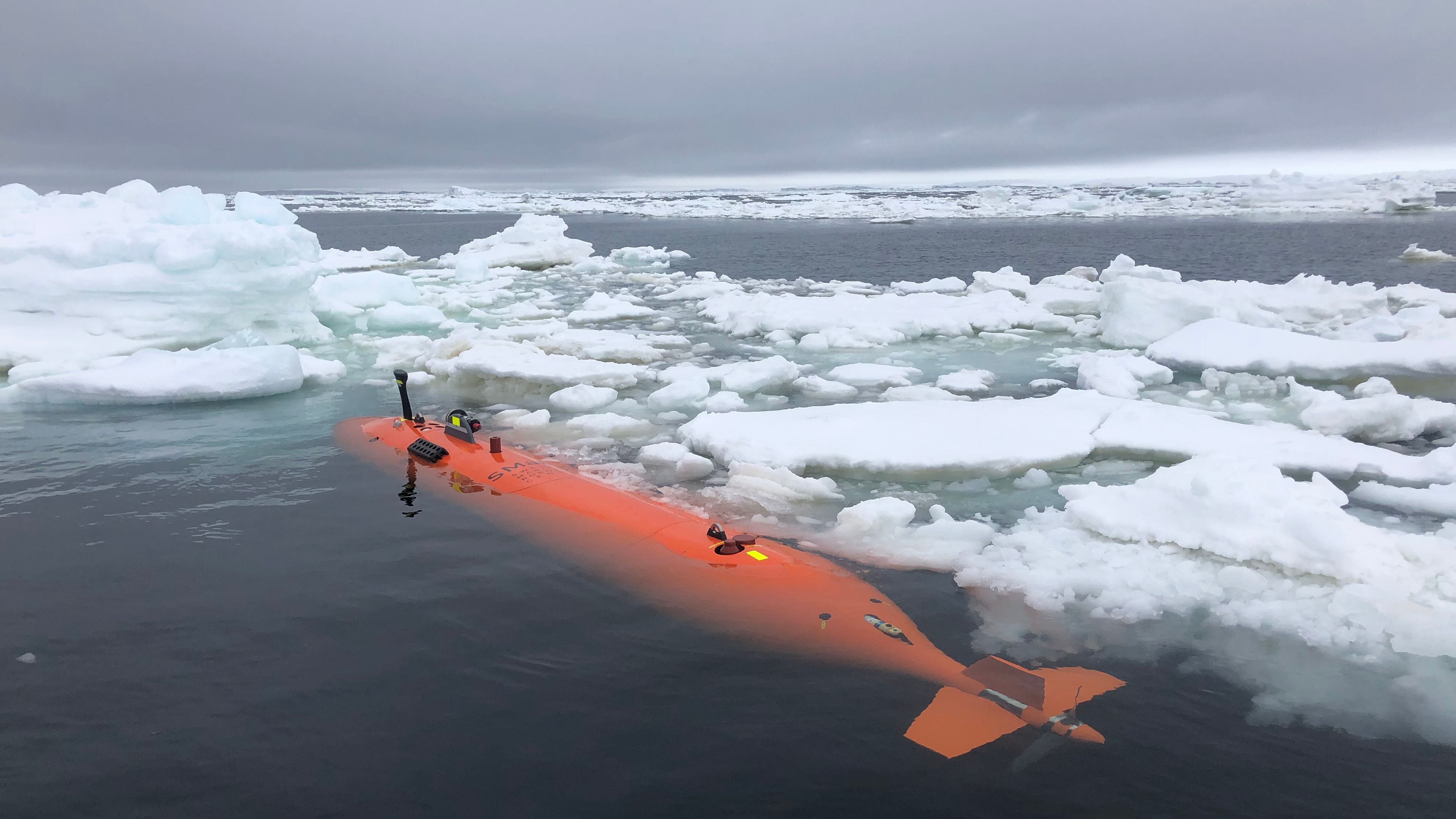 Rán, un vehículo submarino autónomo en una misión de 20 horas de mapeo del lecho marino