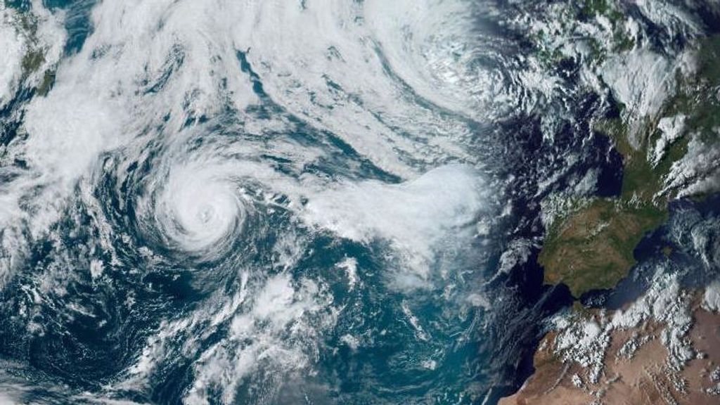 Huracán Danielle: estas serán las zonas de España con lluvias torrenciales el fin de semana