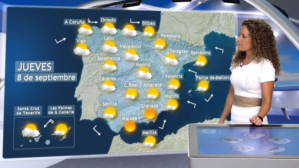 La borrasca se aleja y suben las temperaturas en casi toda España: el tiempo para el jueves