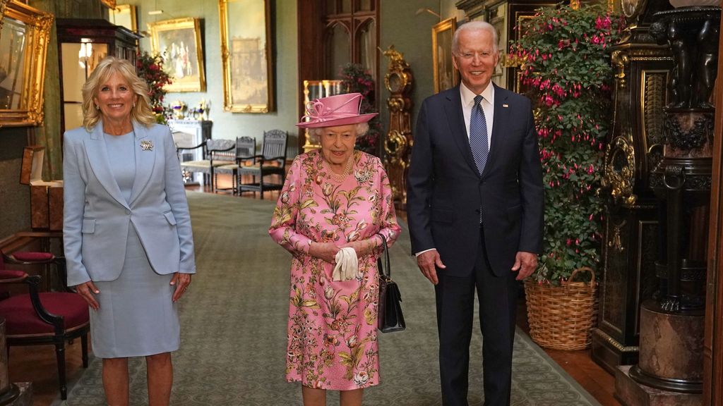Biden e Isabel II