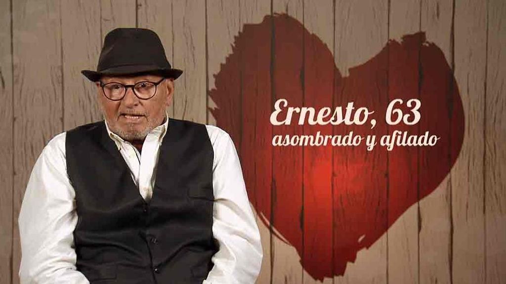 Ernesto durante su cita en 'First Dates'