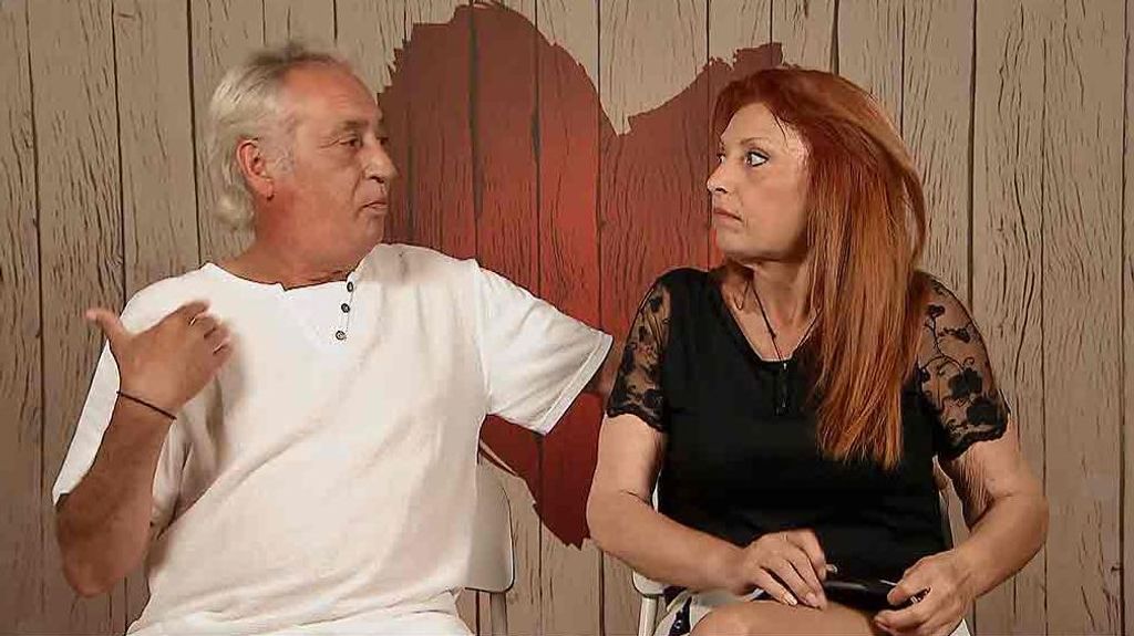 Fina y Juan Antonio durante su cita en 'First Dates'