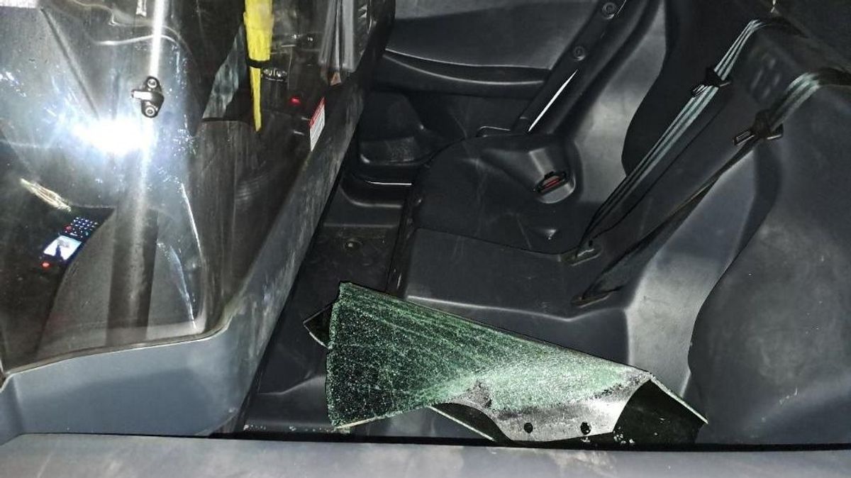 Imagen del autobús afectado Imagen del autobús afectado