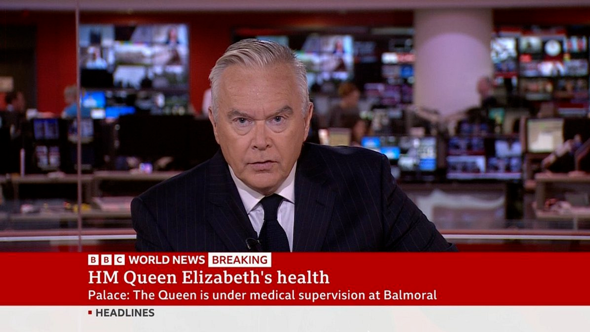 La BBC se viste de luto por la salud de la reina Isabel II