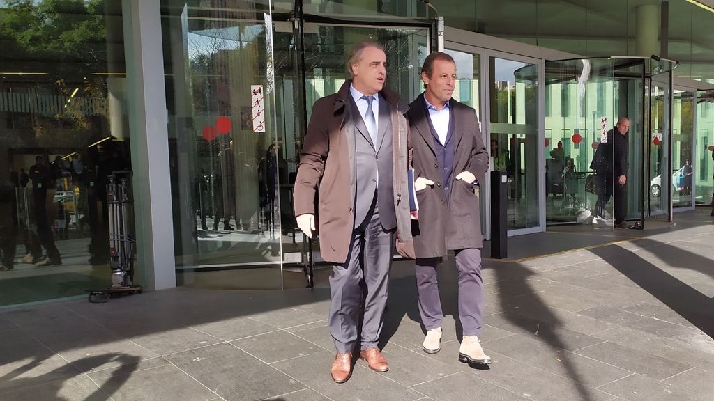 Sandro Rosell junto a su abogado