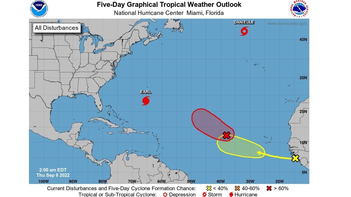 Seguimiento de ciclones tropicales y trayectorias previstas para los próximos 5 días