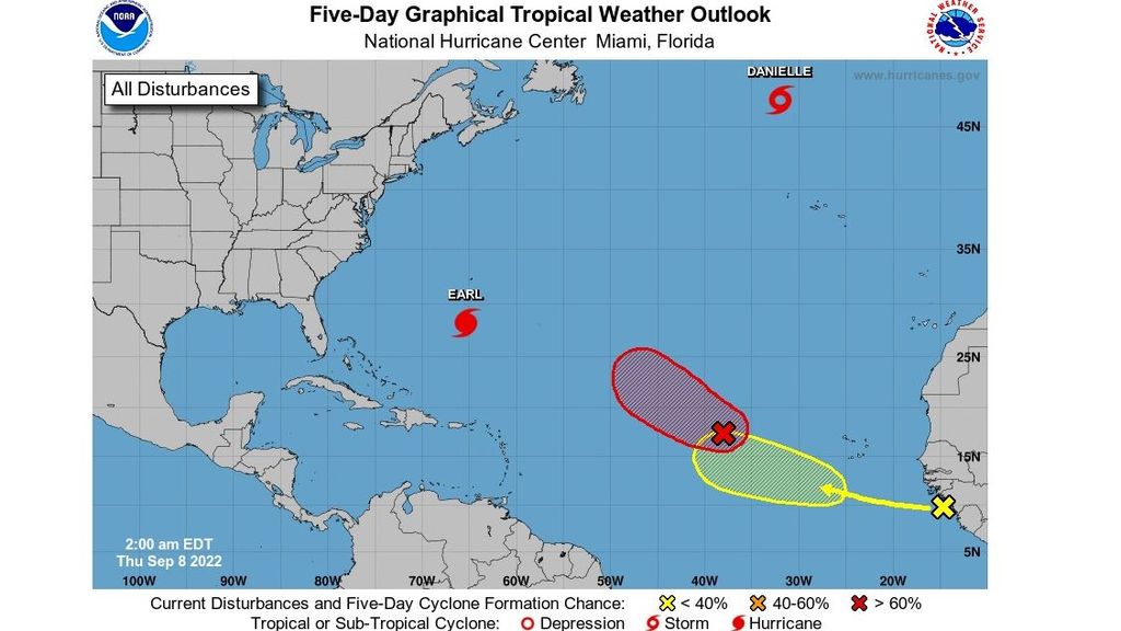 Seguimiento de ciclones tropicales y trayectorias previstas para los próximos 5 días
