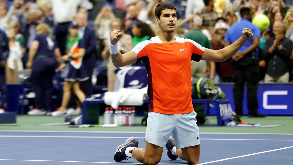 Así ha sido la victoria épica de Alcaraz en los cuartos de final del US Open