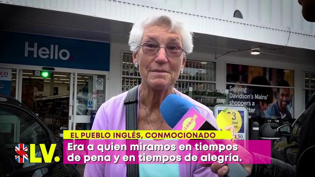 Omar Suárez habla con los británicos sobre el fallecimiento de la Reina Isabel II