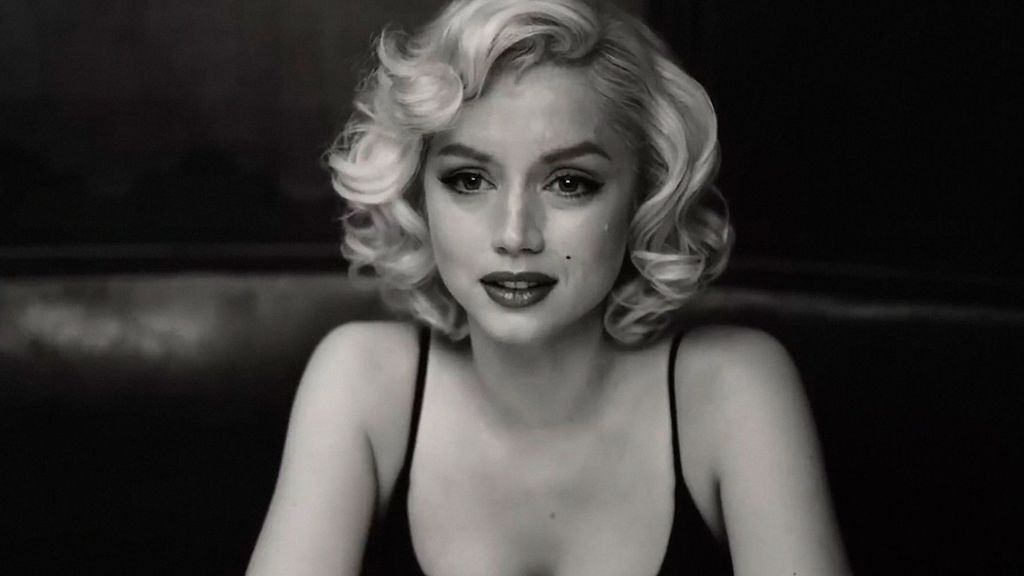 Ana de Armas, como Marilyn Monroe en "Blonde"
