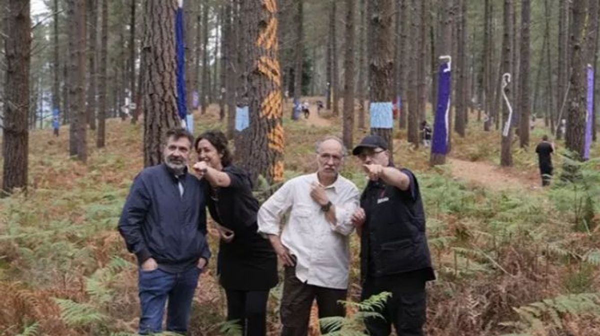 Archivo - Una de las primeras visitas al nuevo Bosque de Oma Archivo - Una de las primeras visitas al nuevo Bosque de Oma