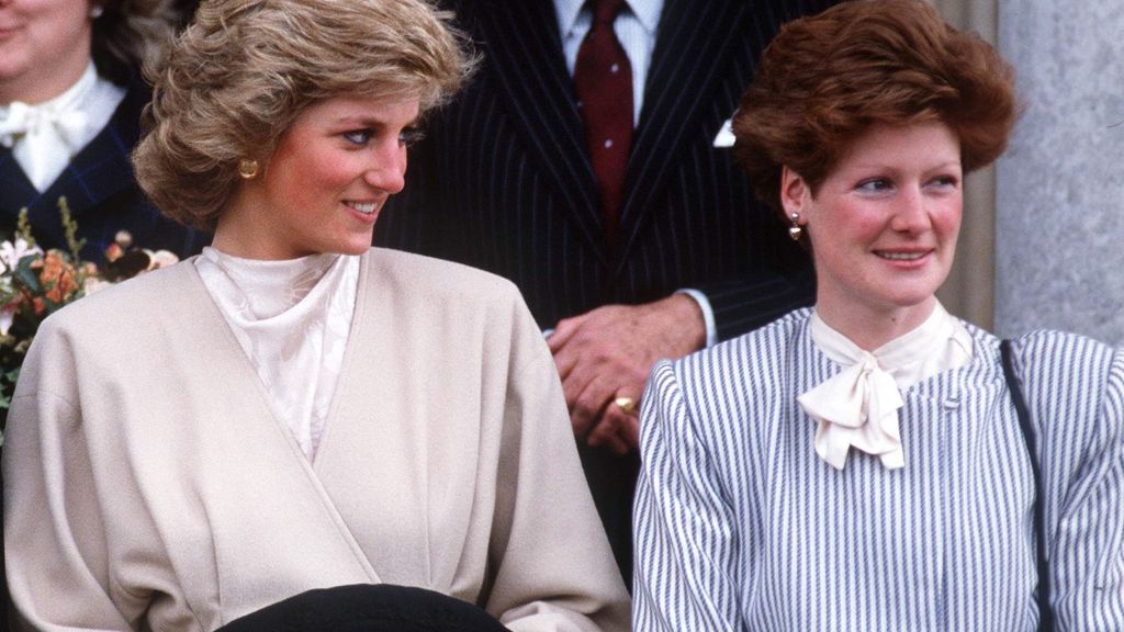 Diana de Gales con su hermana, Sarah Spencer