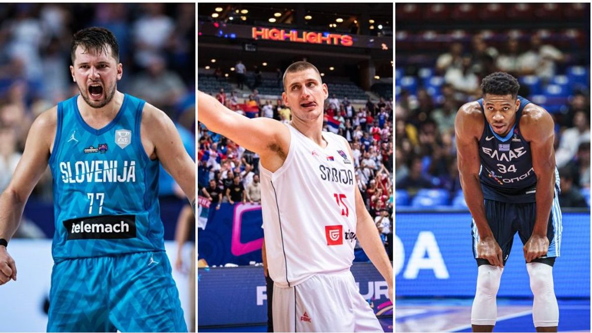 Doncic, Jokic y Antetokounmpo Doncic, Jokic y Antetokounmpo