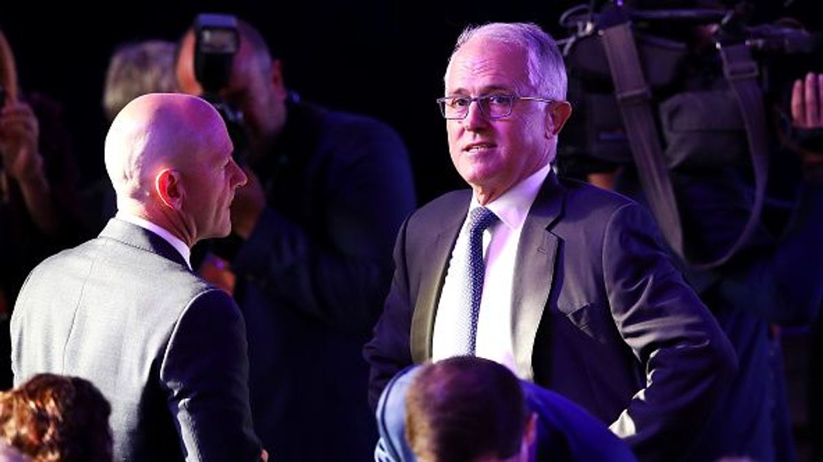 Primer ministro de Australia Malcom Turnbull