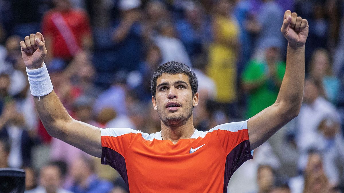 EuropaPress 4672894 09 september 2022 us flushing meadows spanish tennis player carlos alcaraz EuropaPress 4672894 09 september 2022 us flushing meadows spanish tennis player carlos alcaraz