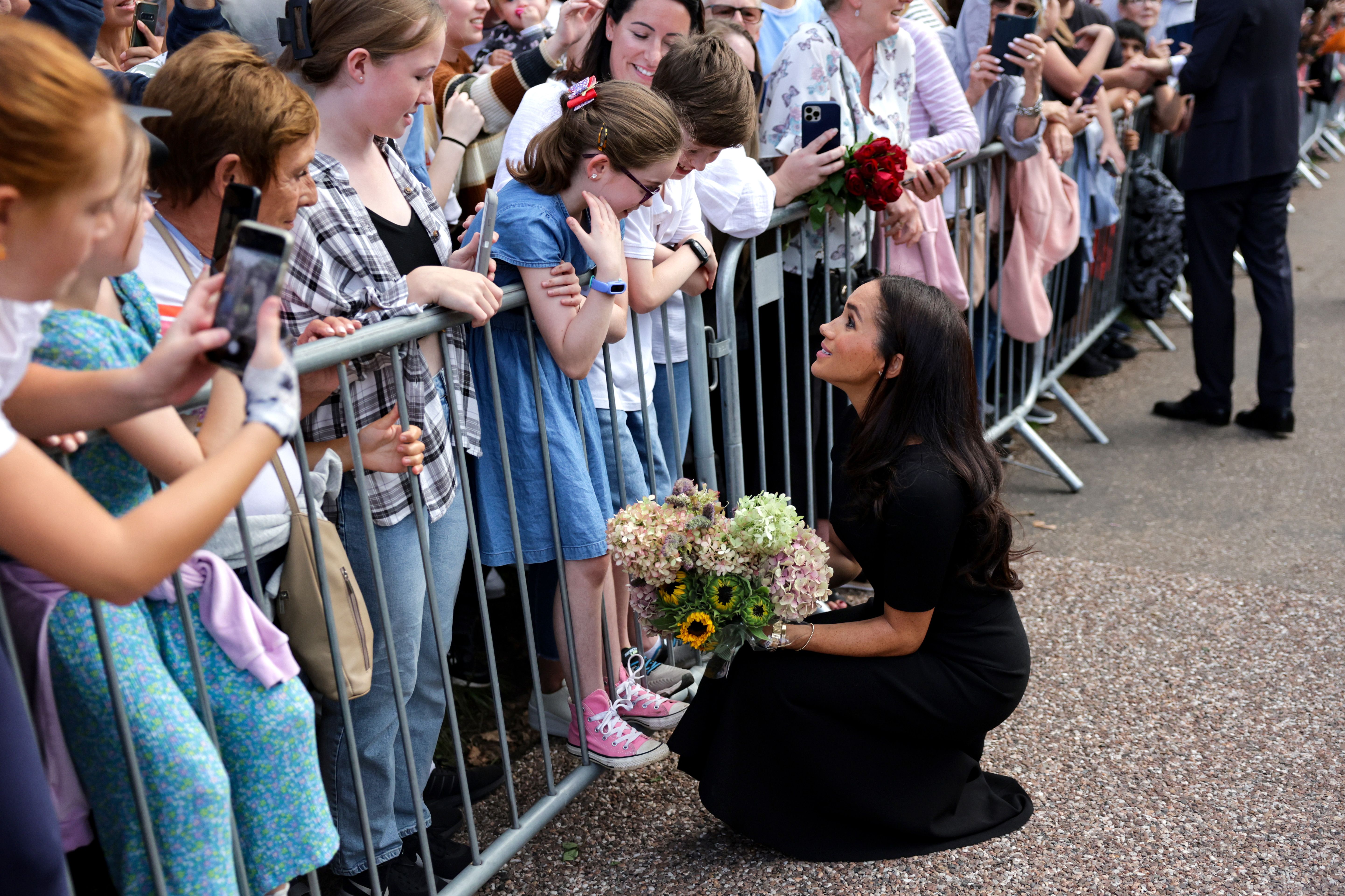 Guillermo y Kate, con Enrique y Meghan: agradecen juntos los homenajes a la reina Isabel II