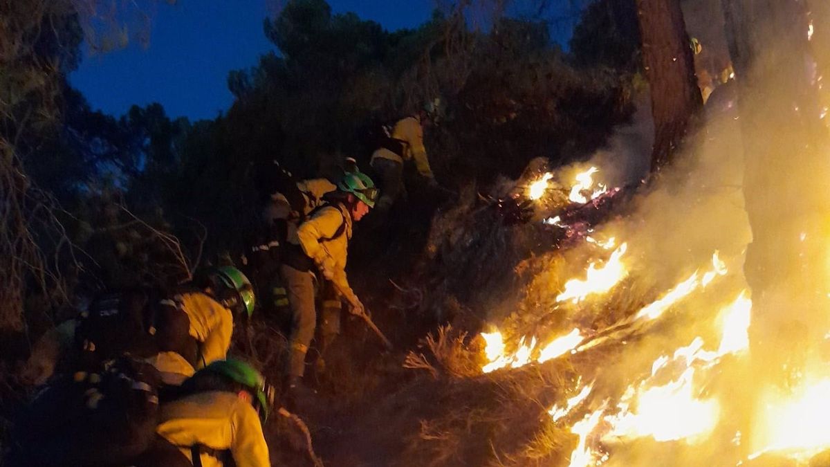 Incendio Los Guajares Incendio Los Guajares