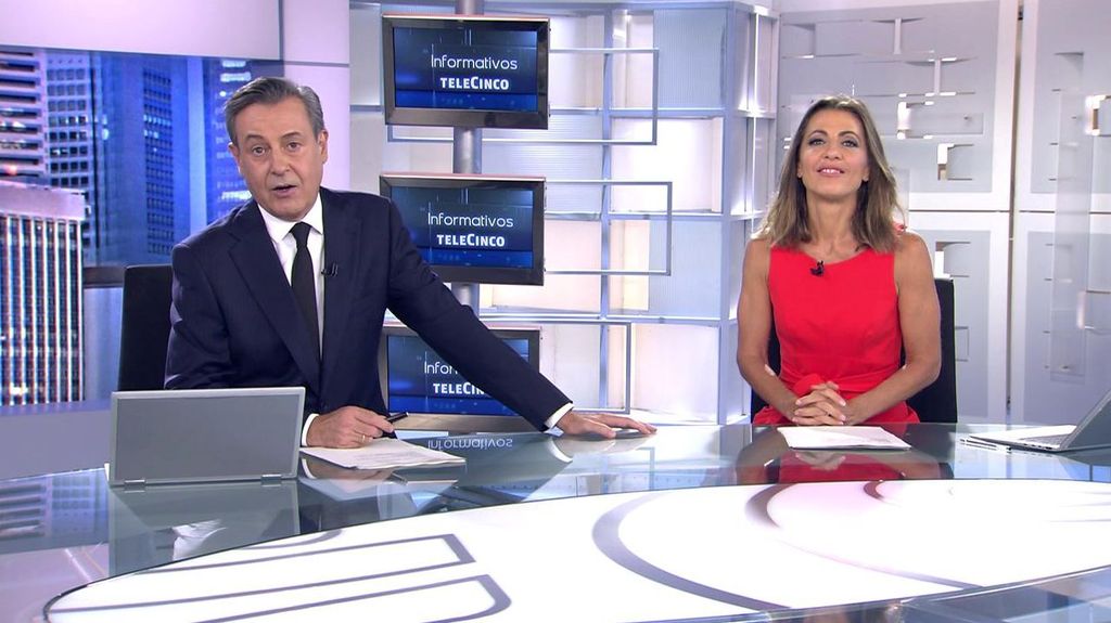 Con José Ribagorda y Ángeles Blanco Informativos Telecinco 2022 Noche 10/09/2022