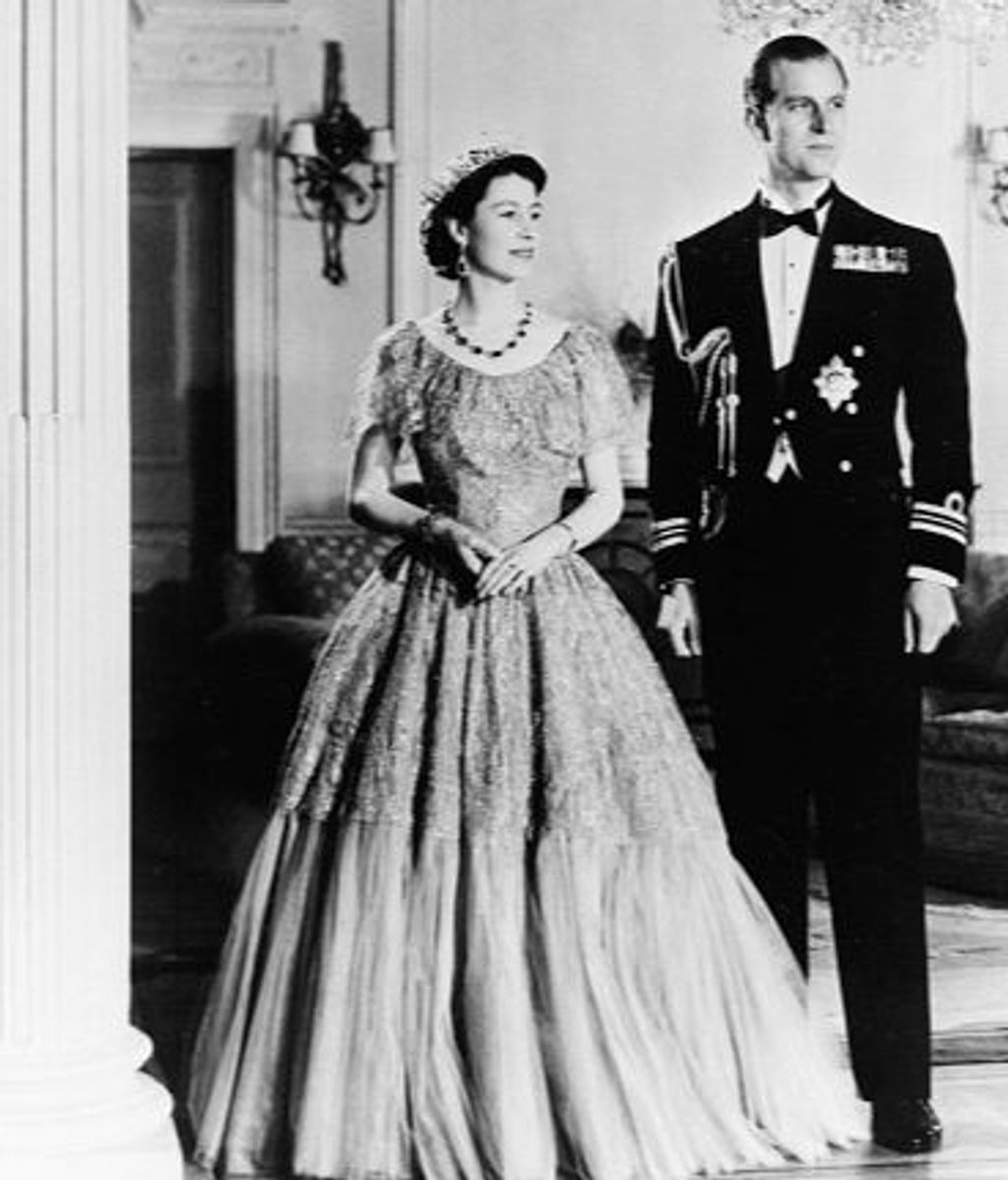 La reina Isabel II y su marido Felipe Mountbatten, el príncipe Felipe de Edimburgo