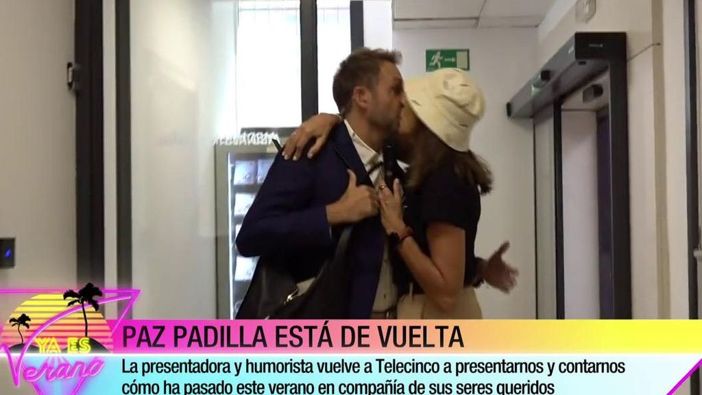 Paz Padilla besa a Frank Blanco