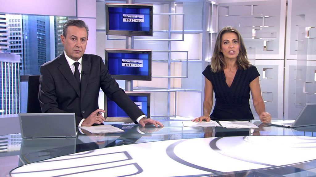 Con José Ribagorda y Ángeles Blanco Informativos Telecinco 2022 Mediodía 11/09/2022