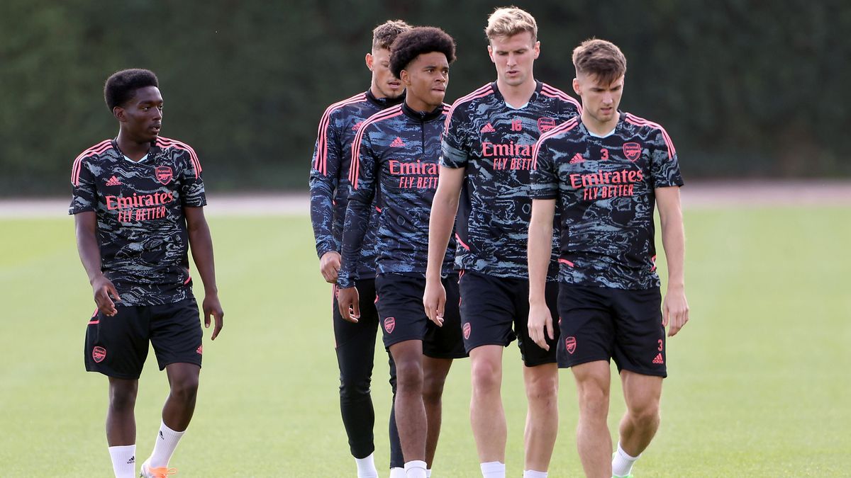 EuropaPress 4666017 07 september 2022 united kingdom london colney arsenal players take part in EuropaPress 4666017 07 september 2022 united kingdom london colney arsenal players take part in