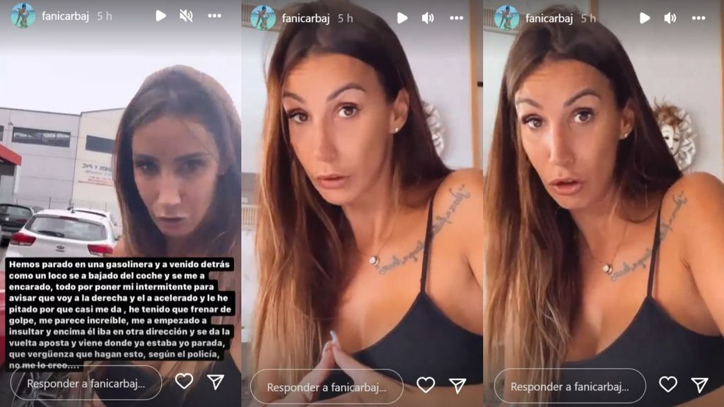 Fani Carbajo habla de su disputa con otro conductor