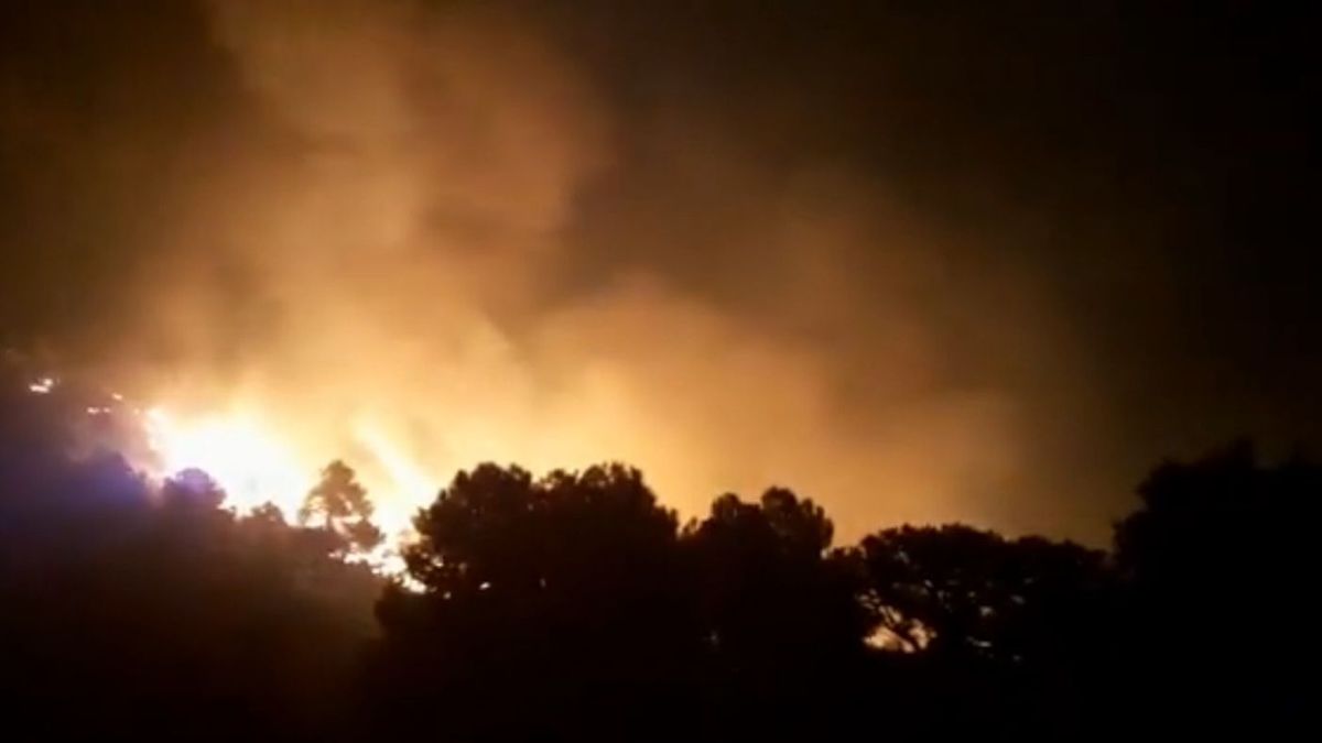 Incendio de Santiago-Pontones, en Jaén