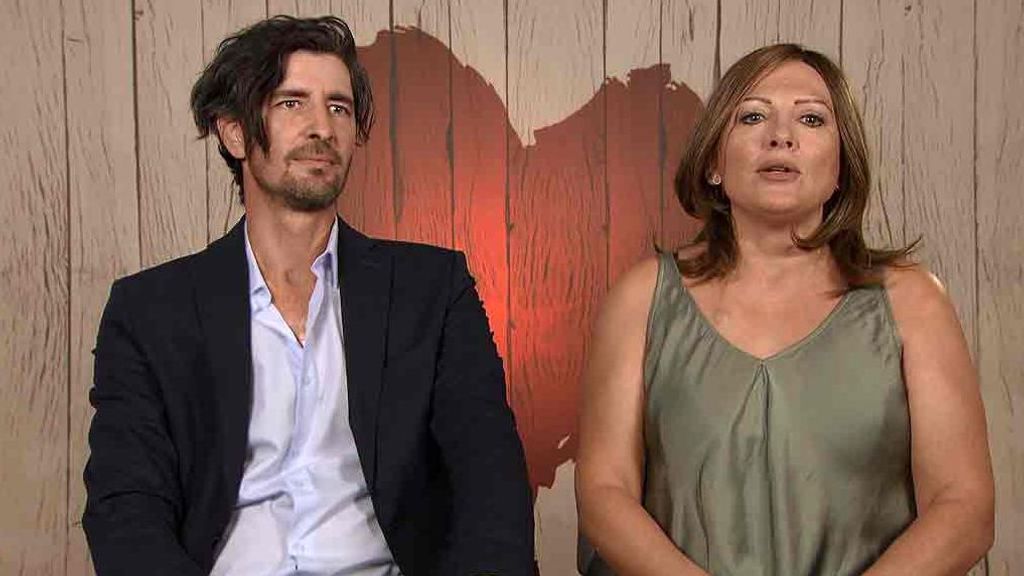 José y Mar durante su cita en 'First Dates'