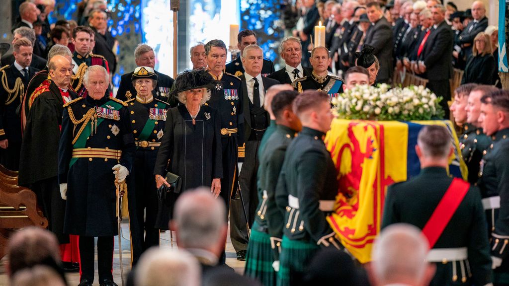 La ceremonia en memoria de la reina Isabel II en Edimburgo