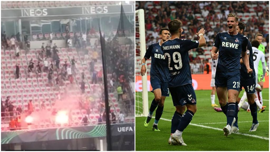 La UEFA abre un expediente por los violentos incidentes en el Niza-Colonia: un hincha acabó herido de gravedad