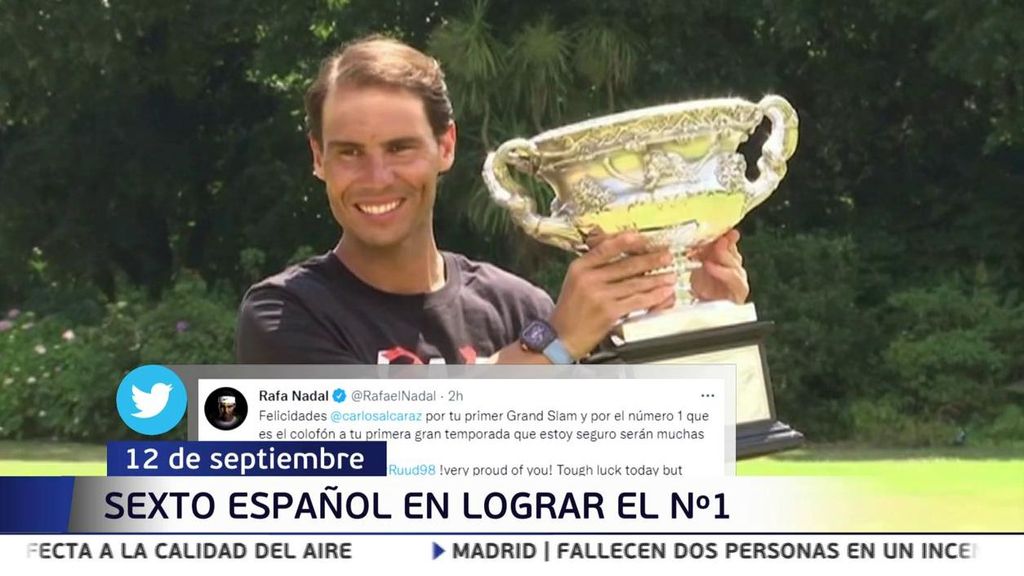 Los otros seis españoles números uno del tenis mundial