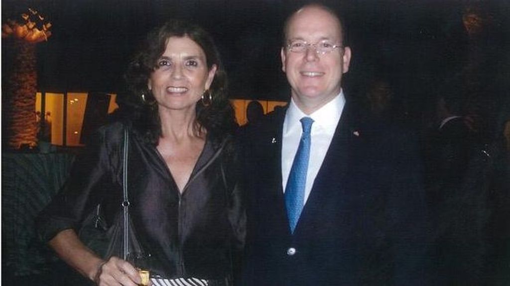 Marilé con Alberto de Mónaco