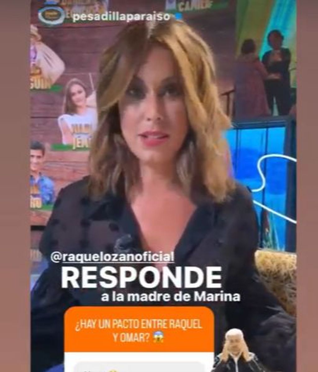 Raquel Lozano contesta a la madre de Marina Ruiz
