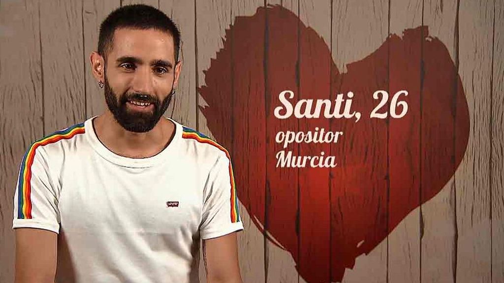 Santi durante su cita en 'First Dates'