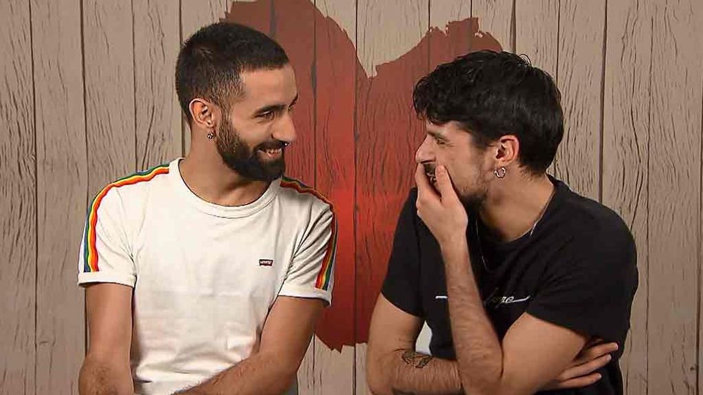 Santi y José durante su cita en 'First Dates'