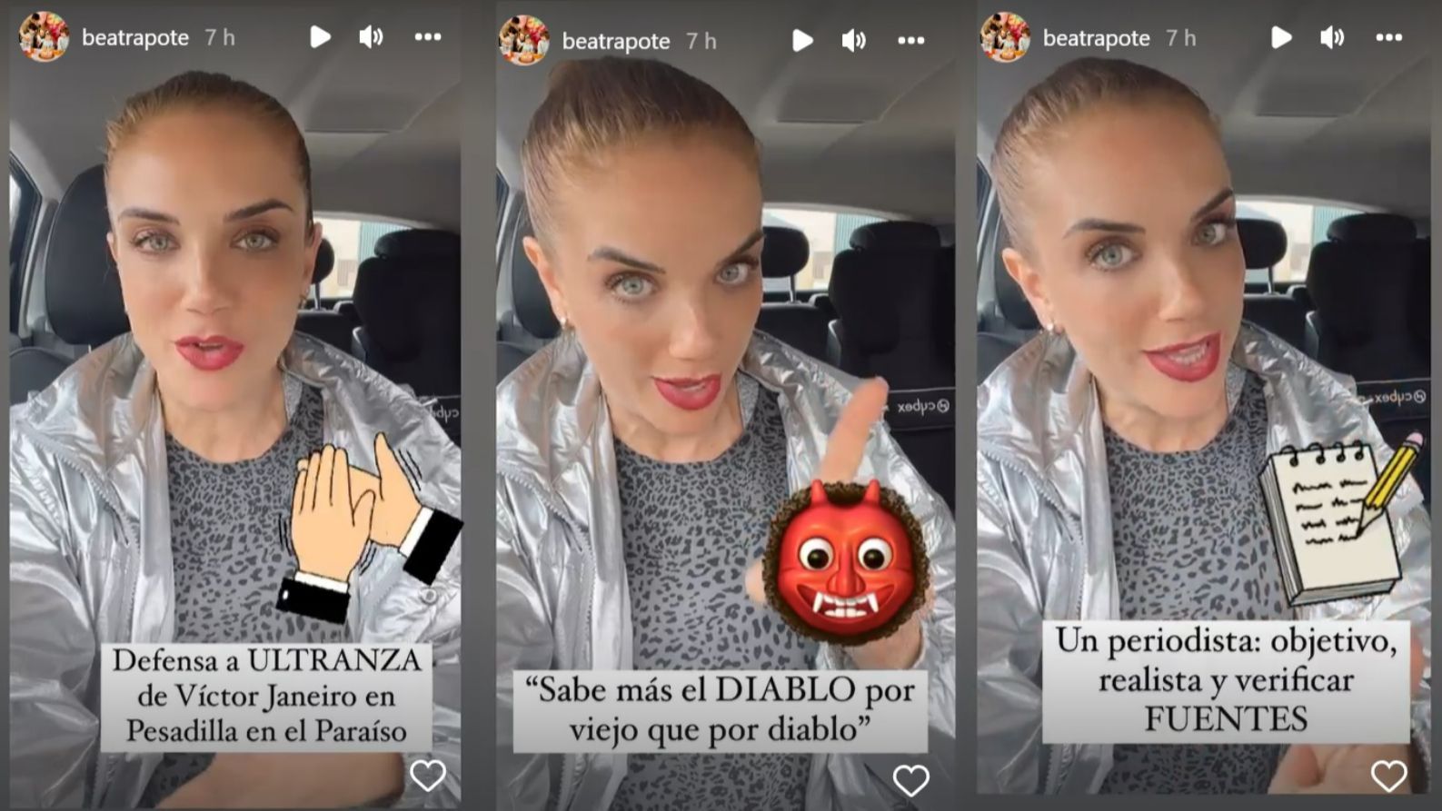 Beatriz Trapote le manda un mensaje, cargado de ironía, a Marta Peñate