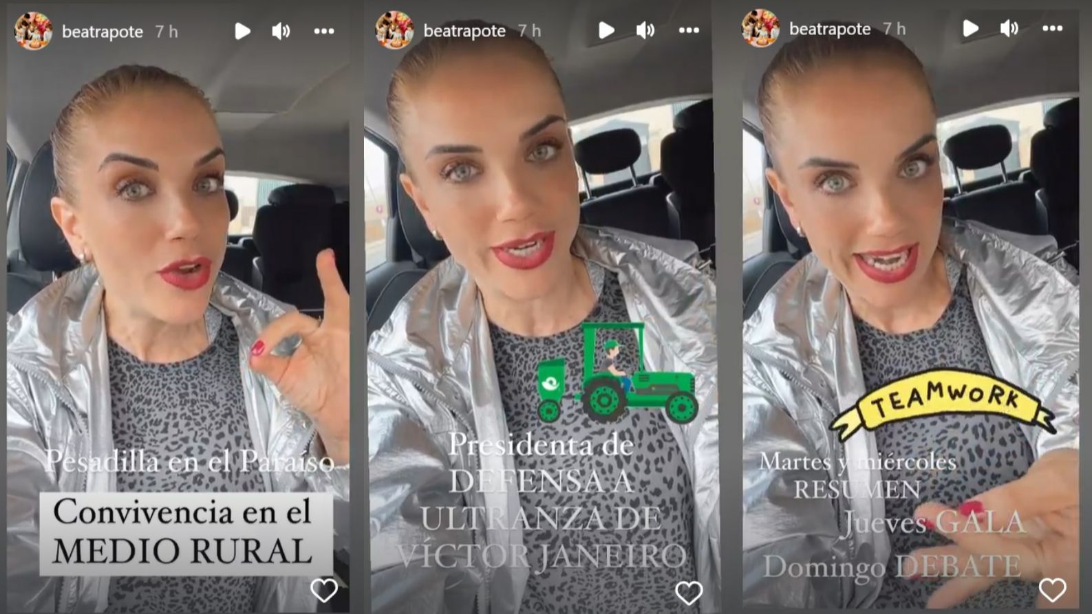 Beatriz Trapote sale en defensa de su marido, Víctor Janeiro