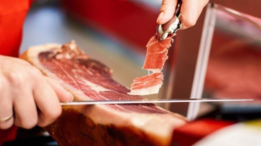 Podrás colocar el jamón de distintas formas.