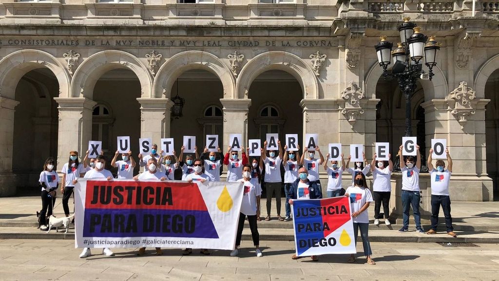 Concentración en A Coruña para reclamar justicia para Diego Bello